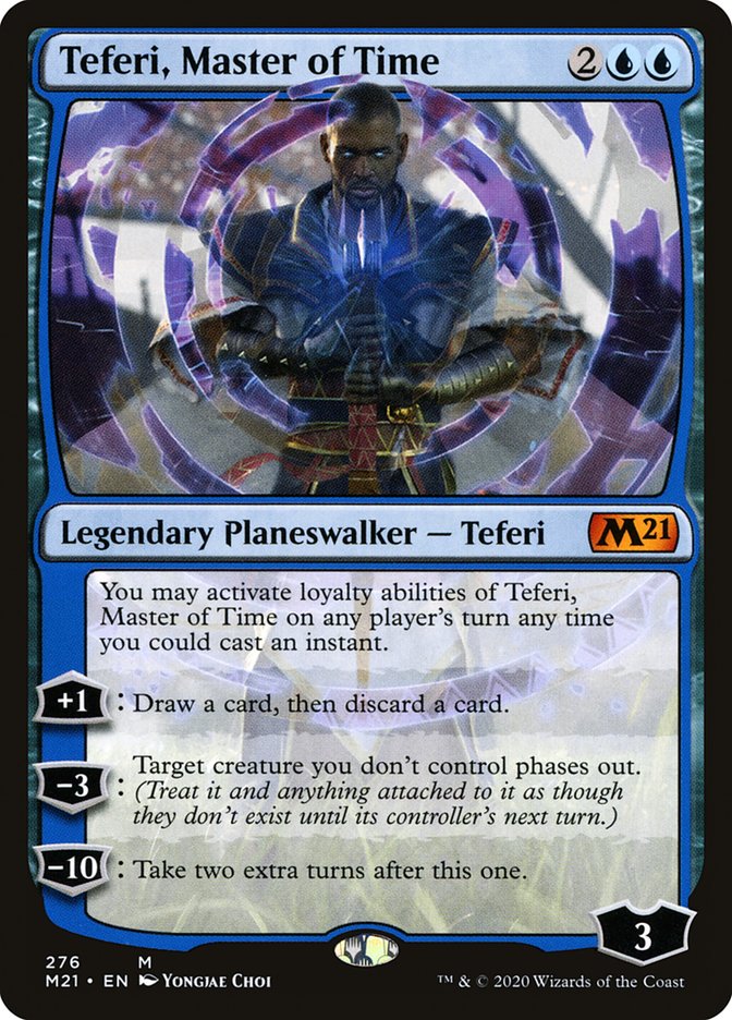 Teferi, Master of Time (Alternate Art) (276) [Core Set 2021]