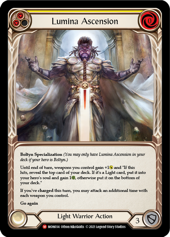 Lumina Ascension [MON034] (Monarch)  1st Edition Normal