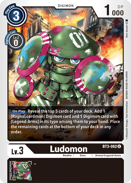 Ludomon [BT3-062] [Release Booster Ver.1.5]