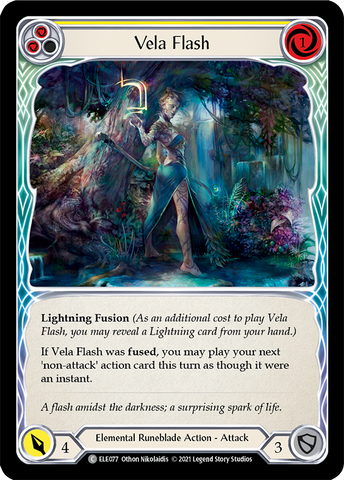 Vela Flash (Yellow) [ELE077] (Tales of Aria)  1st Edition Normal