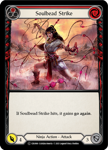 Soulbead Strike (Red) [U-CRU066] (Crucible of War Unlimited)  Unlimited Rainbow Foil