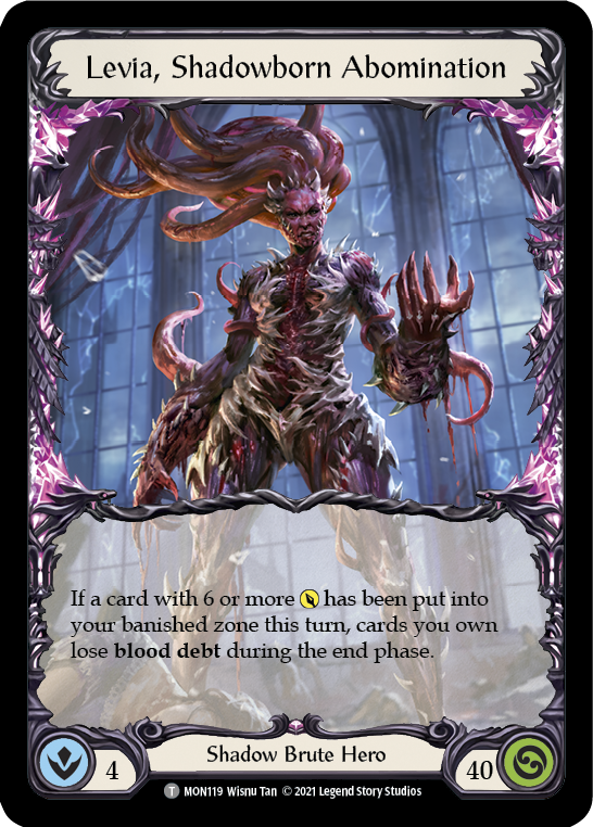 Levia, Shadowborn Abomination [MON119] 1st Edition Normal