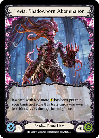 Levia, Shadowborn Abomination [MON119] 1st Edition Normal