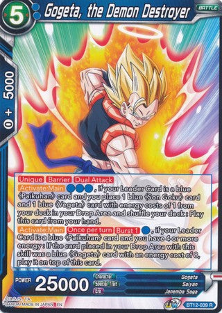 Gogeta, the Demon Destroyer (BT12-039) [Vicious Rejuvenation]