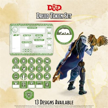 Dungeons and Dragons Token Set - Druid