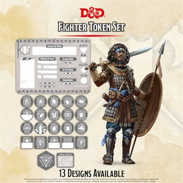 Dungeons and Dragons Token Set - Fighter