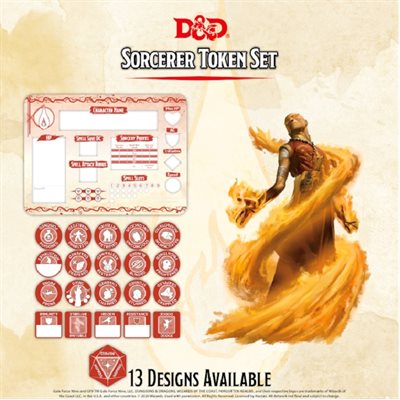 Dungeons and Dragons Token Set - Sorcerer