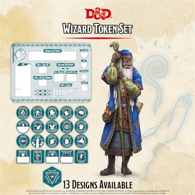 Dungeons and Dragons Token Set - Wizard