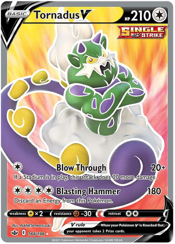 Tornadus V (184/198) [Sword & Shield: Chilling Reign]