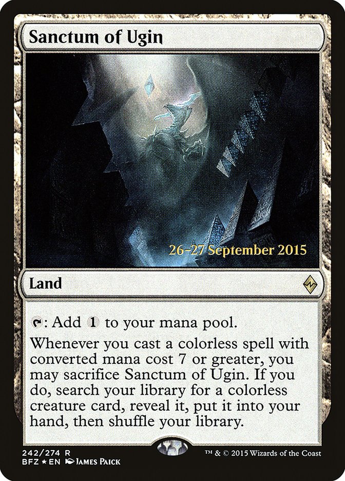 Sanctum of Ugin (Prerelease Promo) [Battle for Zendikar Prerelease Promos]