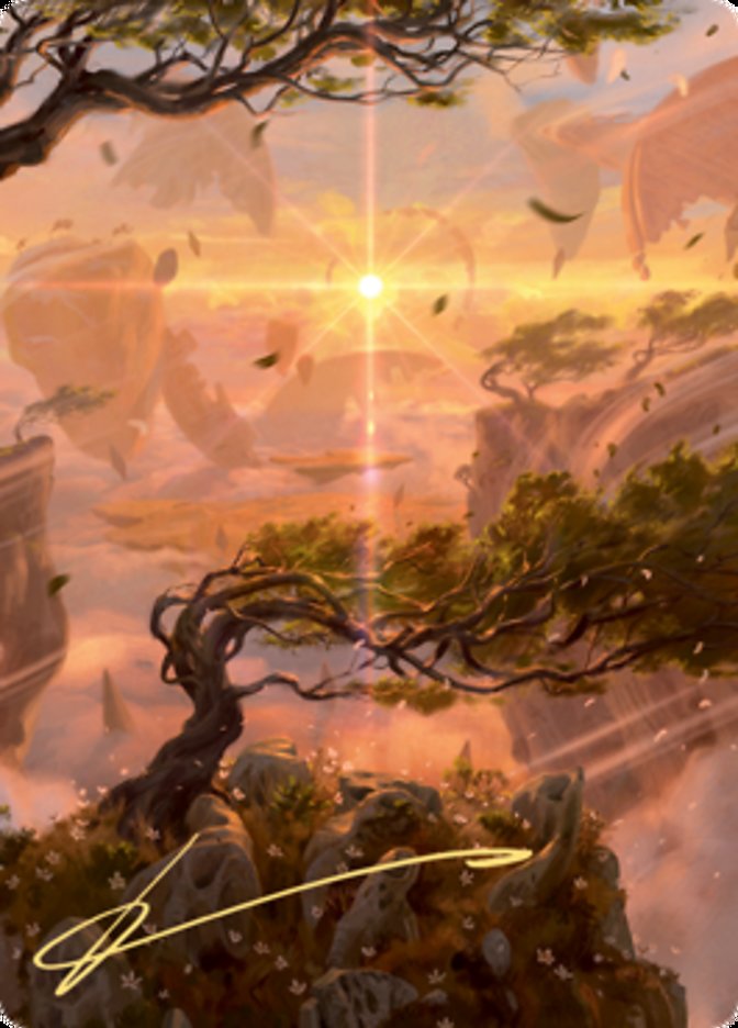 Windswept Heath Art Card (Gold-Stamped Signature) [Art Series: Zendikar Rising]